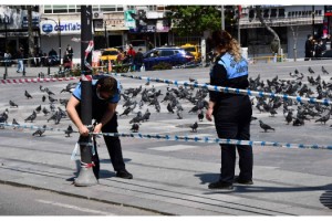 Çorlu'nun Cumhuriyet Meydanı yeniden kapatıldı