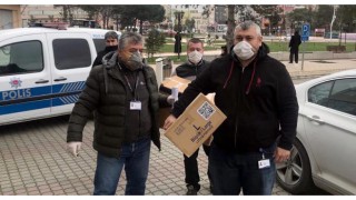 Güney Kore firması, maske ve eldiven hediye etti