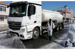 İlçelerde Dezenfekte Çalışmaları Devam Ediyor