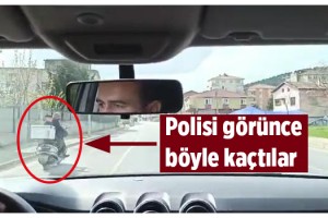 İstanbul’da bir motosikletli ile polis arasında kovalamaca!