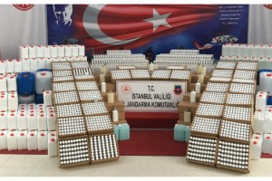 Jandarmadan sahte dezenfektan operasyonu