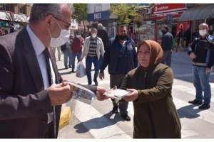 Keşan'da 5 bin maske dağıtıldı