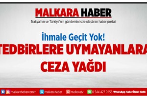 Koronavirüs tedbirlerine uymayanlara 1 milyon 811 lira ceza kesildi