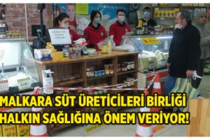 Malkara Süt ve Et Üreticileri Birliği, Koronovirüs Kuralları ile Malkara Halkının Sağlığını Koruyor