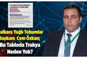 Malkara Yağlı Tohumlar Başkanı Cem Özkan’dan Büyük Tepki!