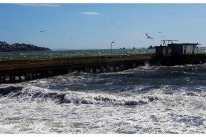 Marmara Denizi’nde fırtına etkili oldu