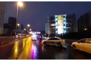 Nefes kesen kovalamaca D-100 Karayolu'nun ortasında bitti