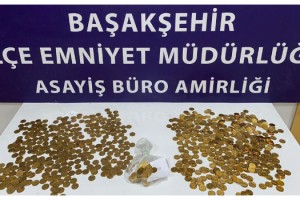 Operasyonda 800 sahte altın ele geçirildi