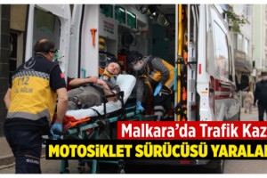 Otomobil ile Motosiklet Çarpıştı; 1 Yaralı