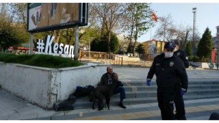 Parkta içki içen kişiye 'koronavirüs' cezası