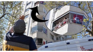 Sağlık çalışanları ile çocuklarının duygusal 'bayram' kutlaması