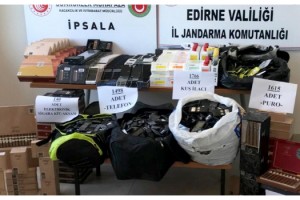 İpsala Gümrük Kapısı'nda 1 milyon TL'lik eşya ele geçirildi