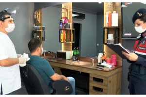 Jandarmadan berber ve kuaförlere denetim