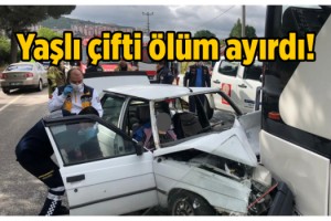 Kafa kafaya feci kaza! Çifti ölüm ayırdı
