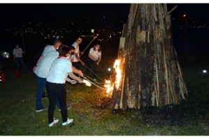 Lüleburgaz'da 19 Mayıs, 'Bağımsızlık Ateşi' yakılarak kutlandı