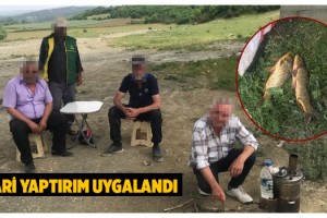 Malkara’da Yasağa Rağmen Kaçak Balık Avlayanlar Yakalandı