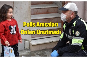 Trafik Haftası'nda evde kalan çocuklar unutulmadı