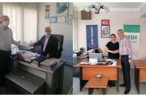 Malkara TSO Üyelerine Maske Dağıttı