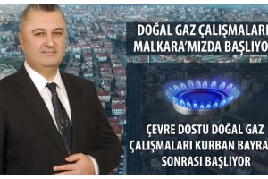 Malkara’da Doğal Gaz Çalışmaları Başlıyor