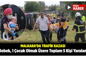 Malkara’da Trafik Kazası; 5 Yaralı