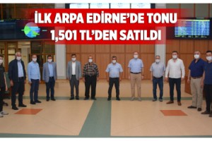 Yeni Mahsul Arpa Edirne Ticaret Borsasında