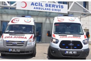 Yılanın ısırdığı çiftçi hastanede tedaviye alındı