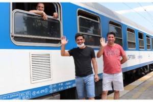 Avrupa'dan gelen ilk gurbetçi treni Kapıkule'de