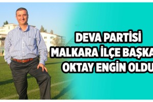 Deva Partisi Malkara İlçe Başkanı Oktay Egin Oldu