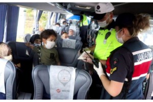 Jandarmadan helikopter destekli bayram denetimi