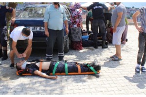 Jandarmaları taşıyan midibüsün freni boşaldı: 8 yaralı