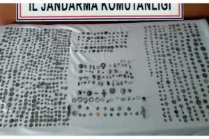 Malkara'da 978 tarihi eser ile yakalandı