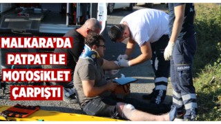 Malkara’da Patpat ile Motosiklet Çarpıştı; 1 Yaralı