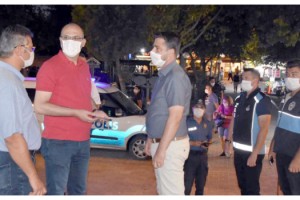 Şarköy'de kaymakam ve başkan maske denetiminde