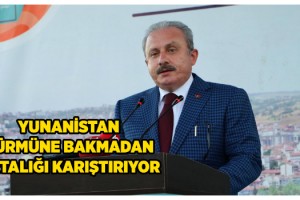 Şentop: Yunanistan gücüne, bakmaksızın Doğu Akdeniz’de ortalığı karıştırmaya, çalışan bir devlet