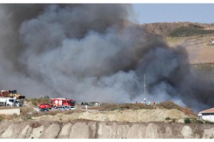 Tekirdağ’da geri dönüşüm tesisinde yangın