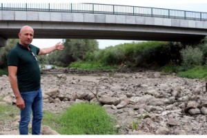 Tunca Nehri kurudu; çeltikte verim kaybı tehlikesi yaşanıyor