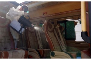 "Yüz Yüze Eğitim" için öğrenci servislerinde hazırlıklar başladı