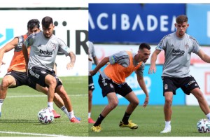 Beşiktaş'ta Trabzonspor maçı hazırlıkları sürdü