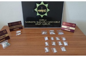 Çorlu'da uyuşturucu operasyonu: 17 gözaltı