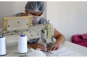 Edirne'de 6 aylık pandemi sürecinde, 1 milyon maske üretildi