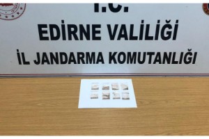 Edirne'de araçta uyuşturucu ele geçirildi