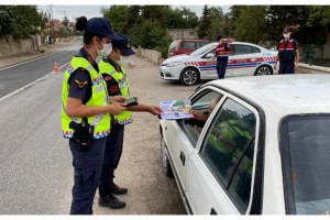 Edirne'de jandarmadan 98 bin 118 kişiye trafik eğitimi
