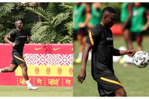 Galatasaray'da Etebo ilk idmanına çıktı