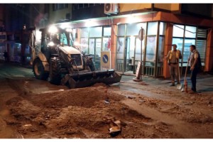 Malkara’da sağanak etkili oldu