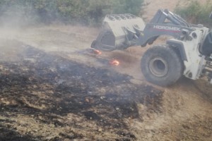 Malkara'da çıkan anız yangınında 2 bin dönüm arazi zarar gördü