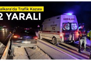 Malkara’da Cip Bariyerlere Çarptı; 2 Yaralı