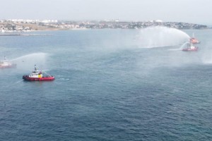 Marmara Ereğlisi'nde, 29 Ekim kutlamaları denizde başladı