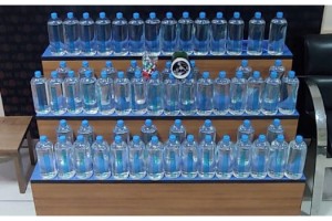 Sahte içki imalathanesine baskın