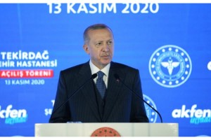 Cumhurbaşkanı Erdoğan, Tekirdağ Şehir Hastanesi’nin açılışını gerçekleştirdi