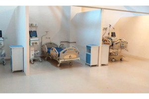 Edirne’de hastane sığınağı, 10 yataklı yoğun bakıma dönüştürüldü